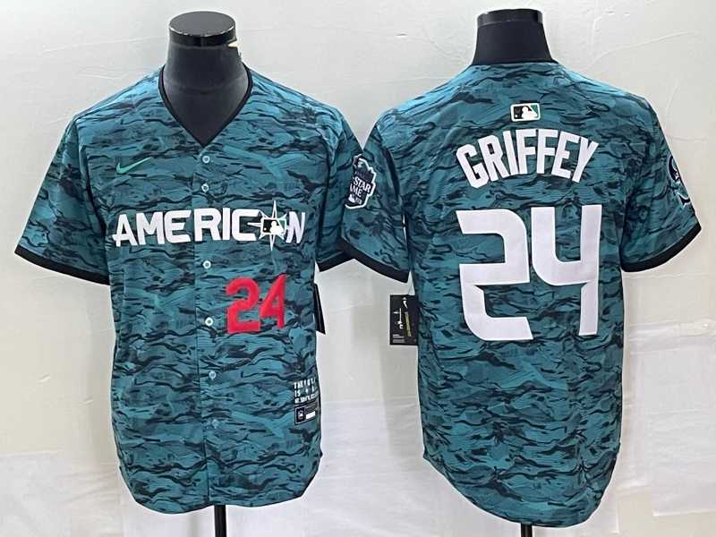 Men's Seattle Mariners #24 Ken Griffey Number Teal 2023 All Star Cool Base Stitched Jersey1,We sell and wholesale Men's Seattle Mariners #24 Ken Griffey Number Teal 2023 All Star Cool Base Stitched Jersey1 on line form chian!